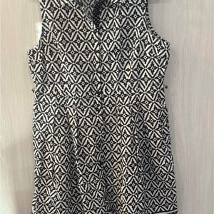 Cleo Black and White A-line Dress